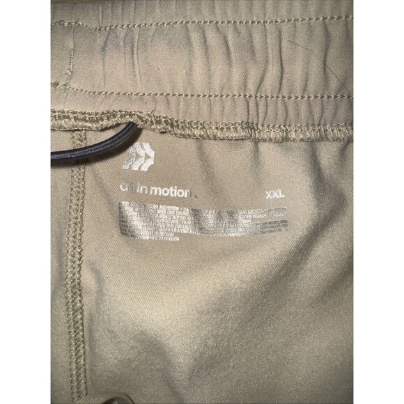 All in Motion Men's Khaki Cargo Jogger Pants Water Resistant Stretch Size XXL - Picture 5 of 7